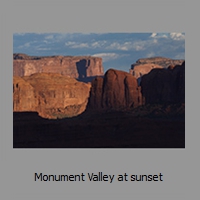 Monument Valley at sunset